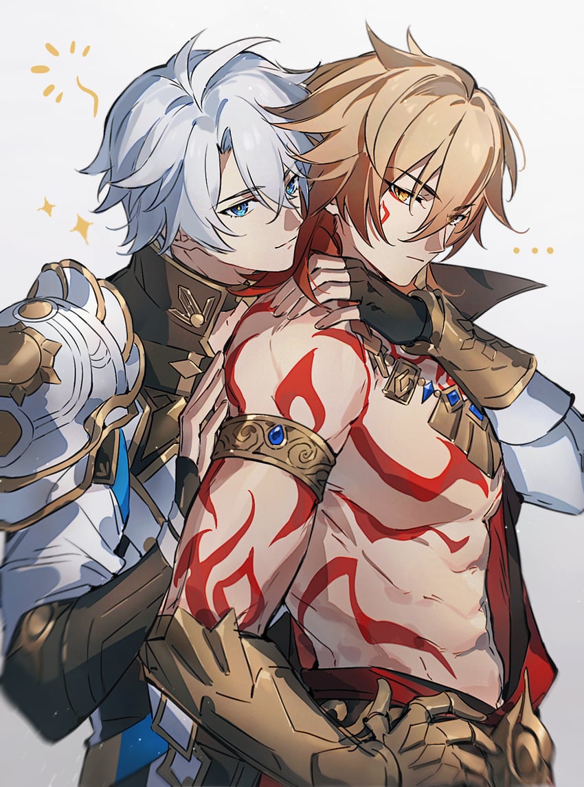 phainon and mydei (honkai and 1 more) drawn by osamu18568716