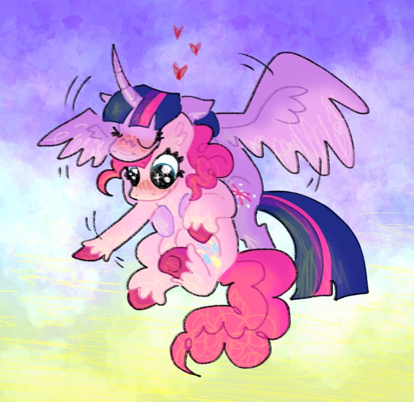 twilight sparkle and pinkie pie (my little pony and 1 more) drawn by jemi-jimi-jam