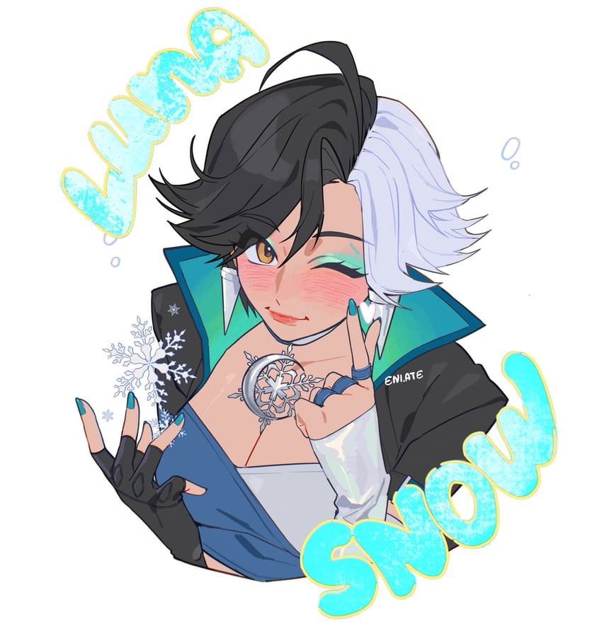 luna snow (marvel and 1 more) drawn by eni_ate