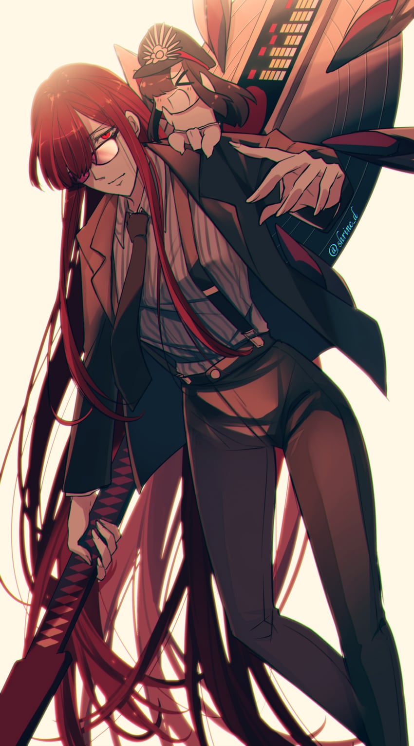 oda nobunaga (fate and 1 more) drawn by shirin_(tsukimiyagura)