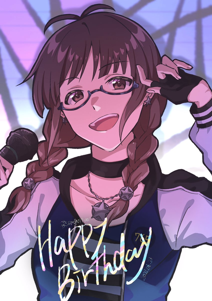 akizuki ritsuko (idolmaster and 2 more) drawn by ssmgottani