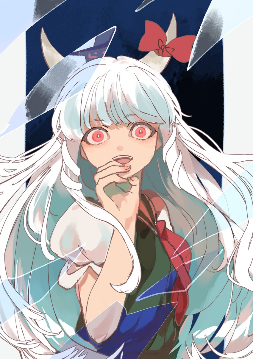 kamishirasawa keine and ex-keine (touhou) drawn by kerok_(joniko1110)