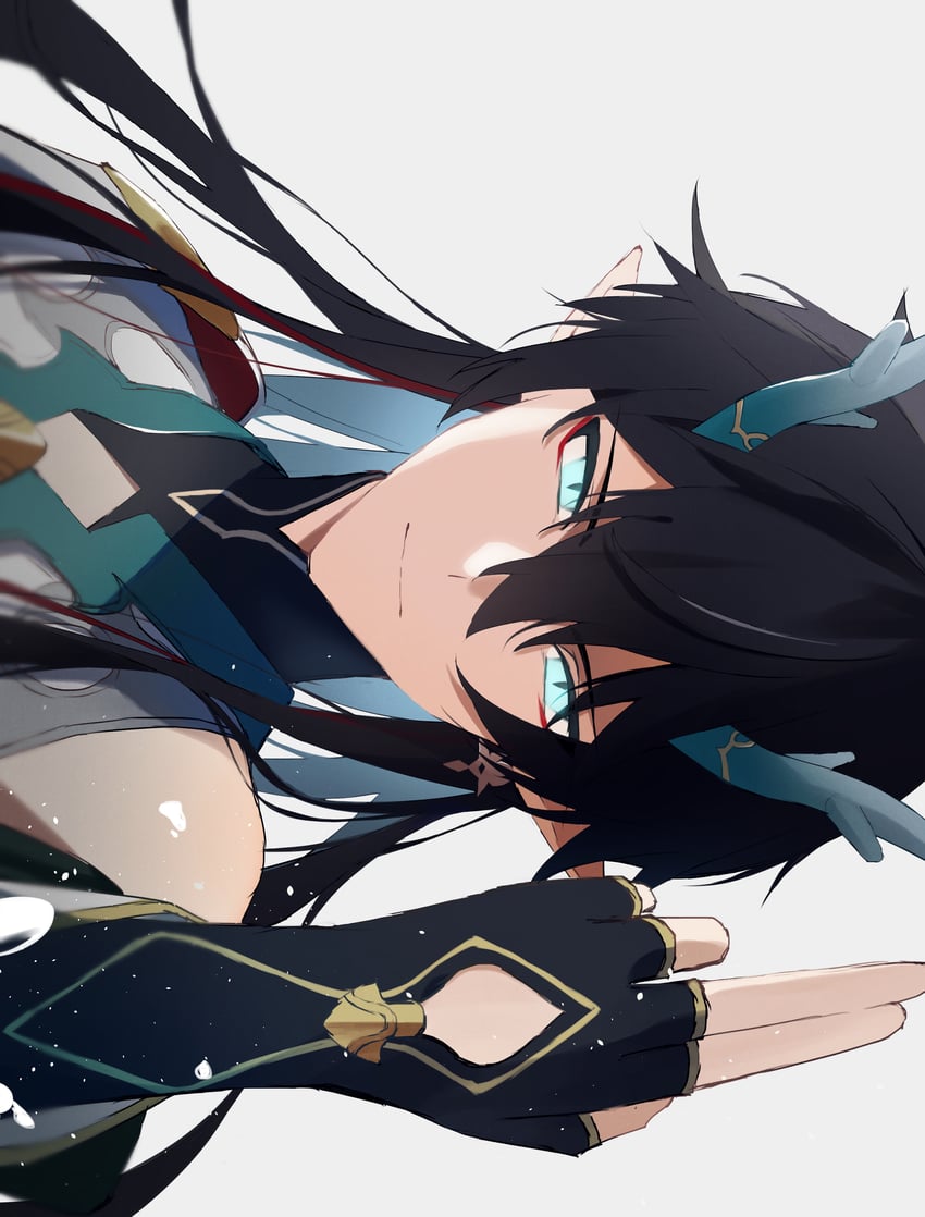 dan heng (honkai and 1 more) drawn by atata_man