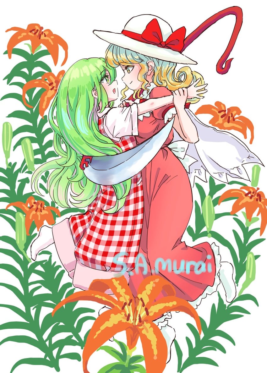 kazami yuuka and elly (touhou) drawn by s-a-murai