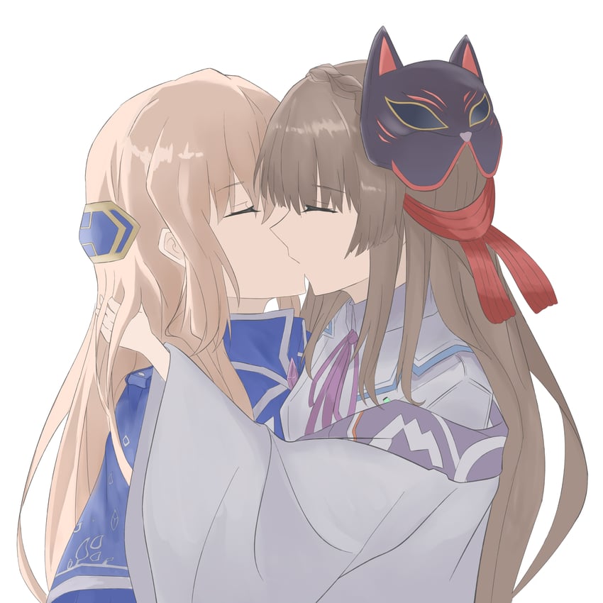 shirakawa yuina and kiryuu miya (heaven burns red) drawn by shenyan256