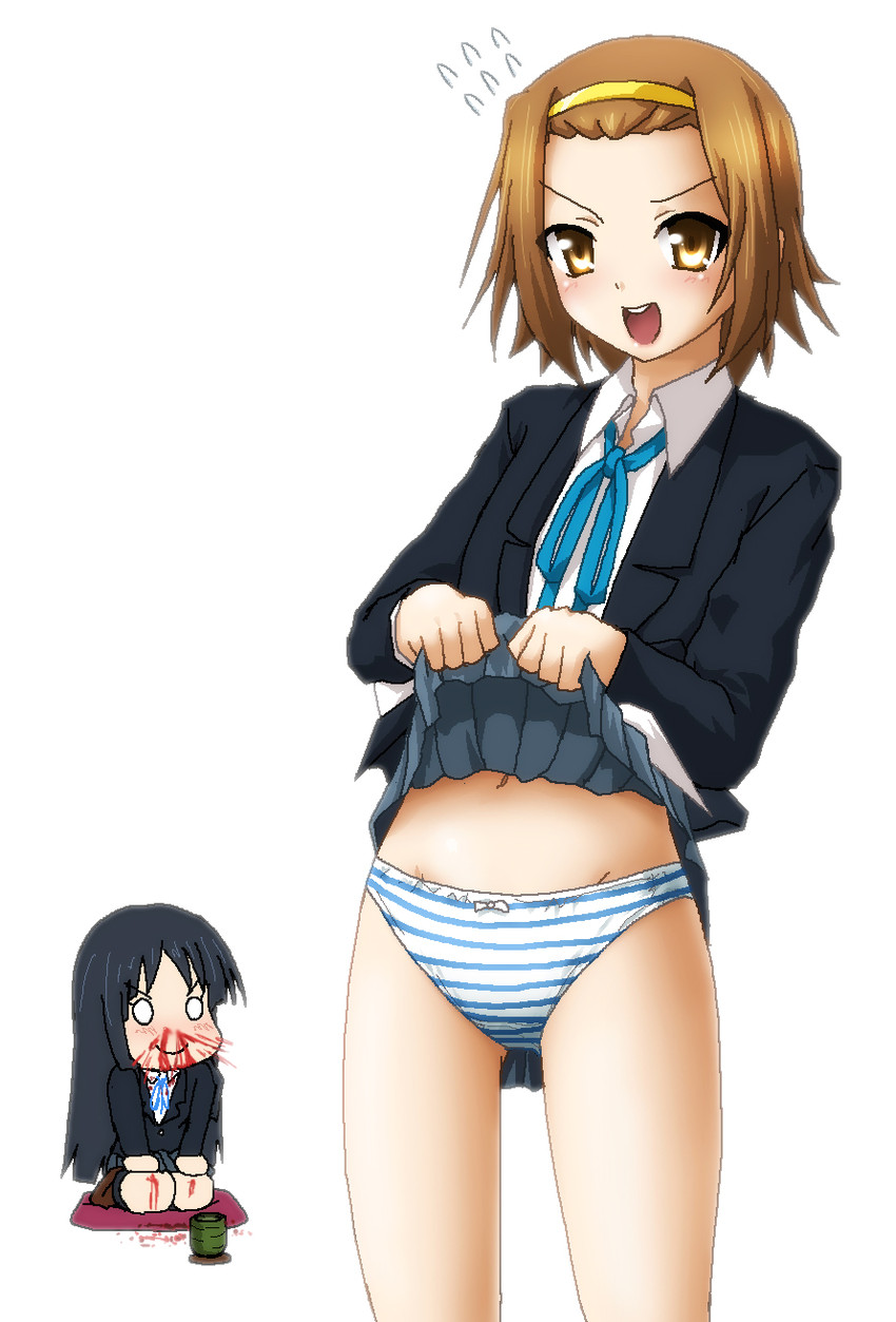 akiyama mio and tainaka ritsu (k-on!) drawn by hayashiya_zankurou