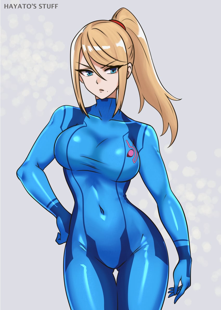 samus aran (metroid and 1 more) drawn by hayato_stuff