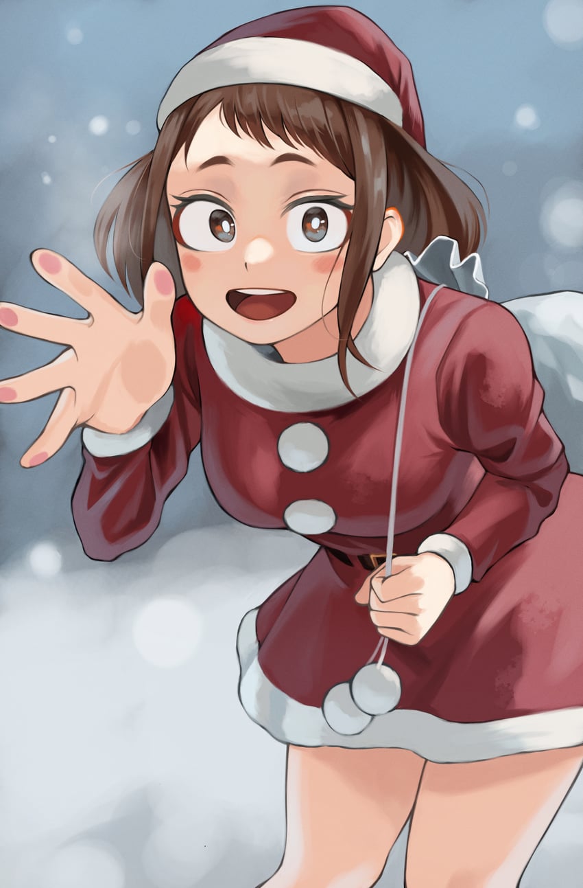 uraraka ochaco (boku no hero academia) drawn by fengling_(furin-jp)