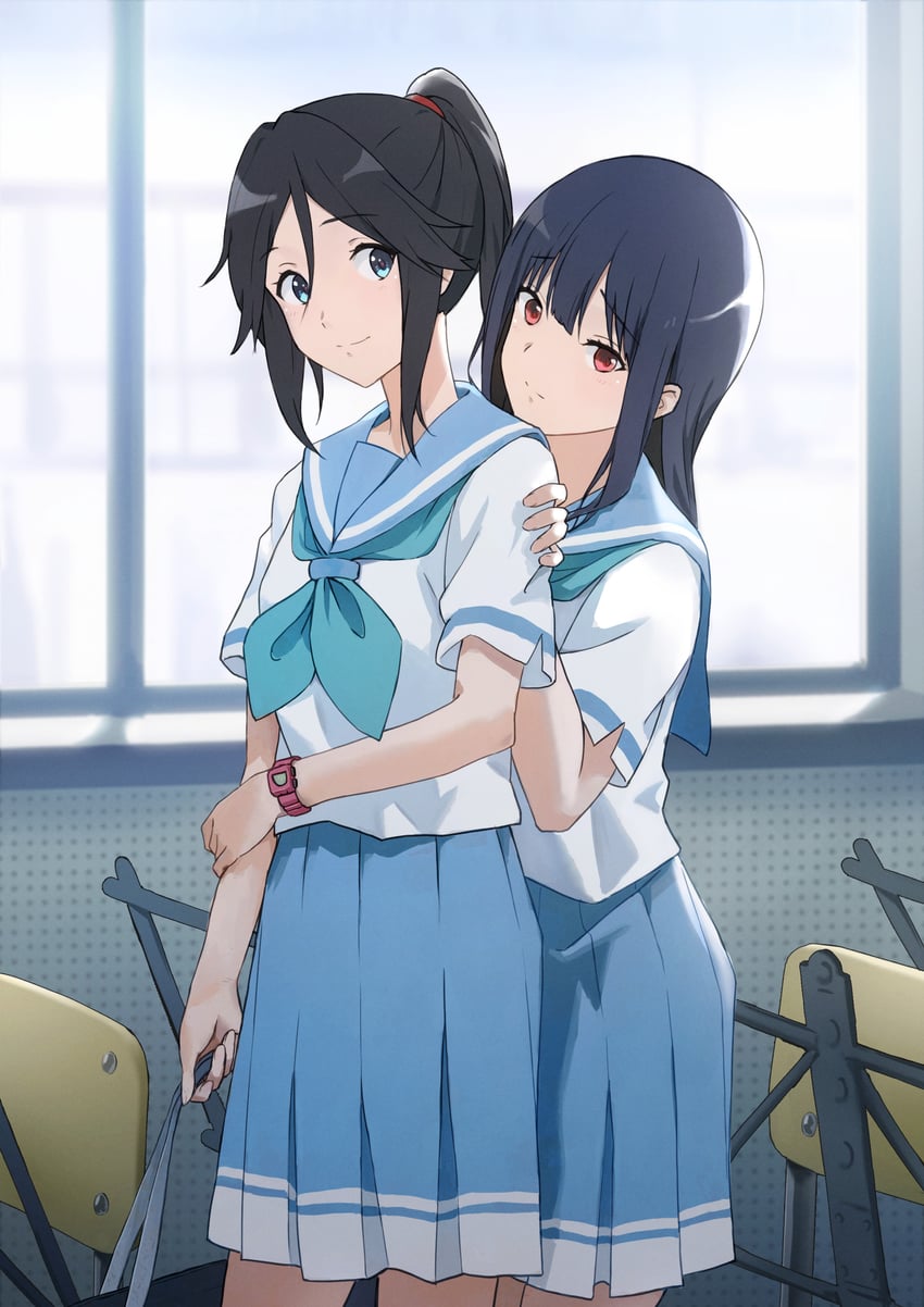yoroizuka mizore and kasaki nozomi (hibike! euphonium and 1 more) drawn by nyanko960121