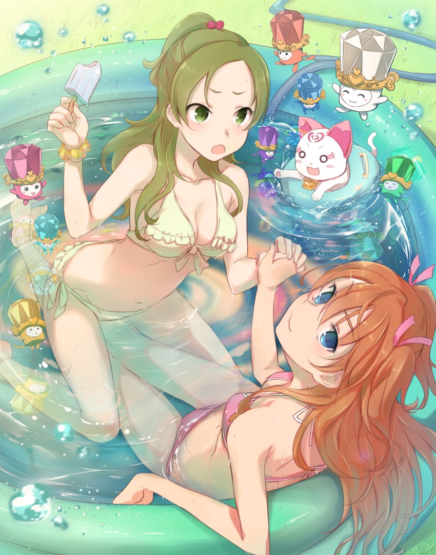 houjou hibiki, minamino kanade, hummy, dodory, dory, and 6 more (precure and 1 more) drawn by minatsuki_randoseru