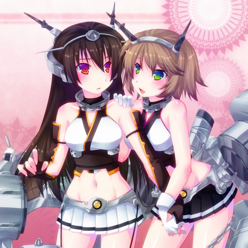 nagato and mutsu (kantai collection) drawn by door_to_heaven