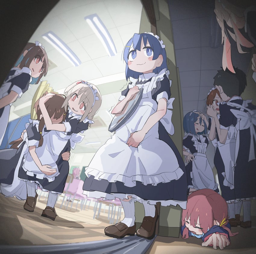 oyama mahiro, hozuki momiji, murosaki miyo, senkawa minato, sakurada yuuta, and 2 more (onii-chan wa oshimai!) drawn by enosawari