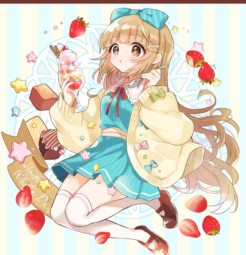 yorita yoshino (idolmaster and 2 more) drawn by mochizuki_yomogi
