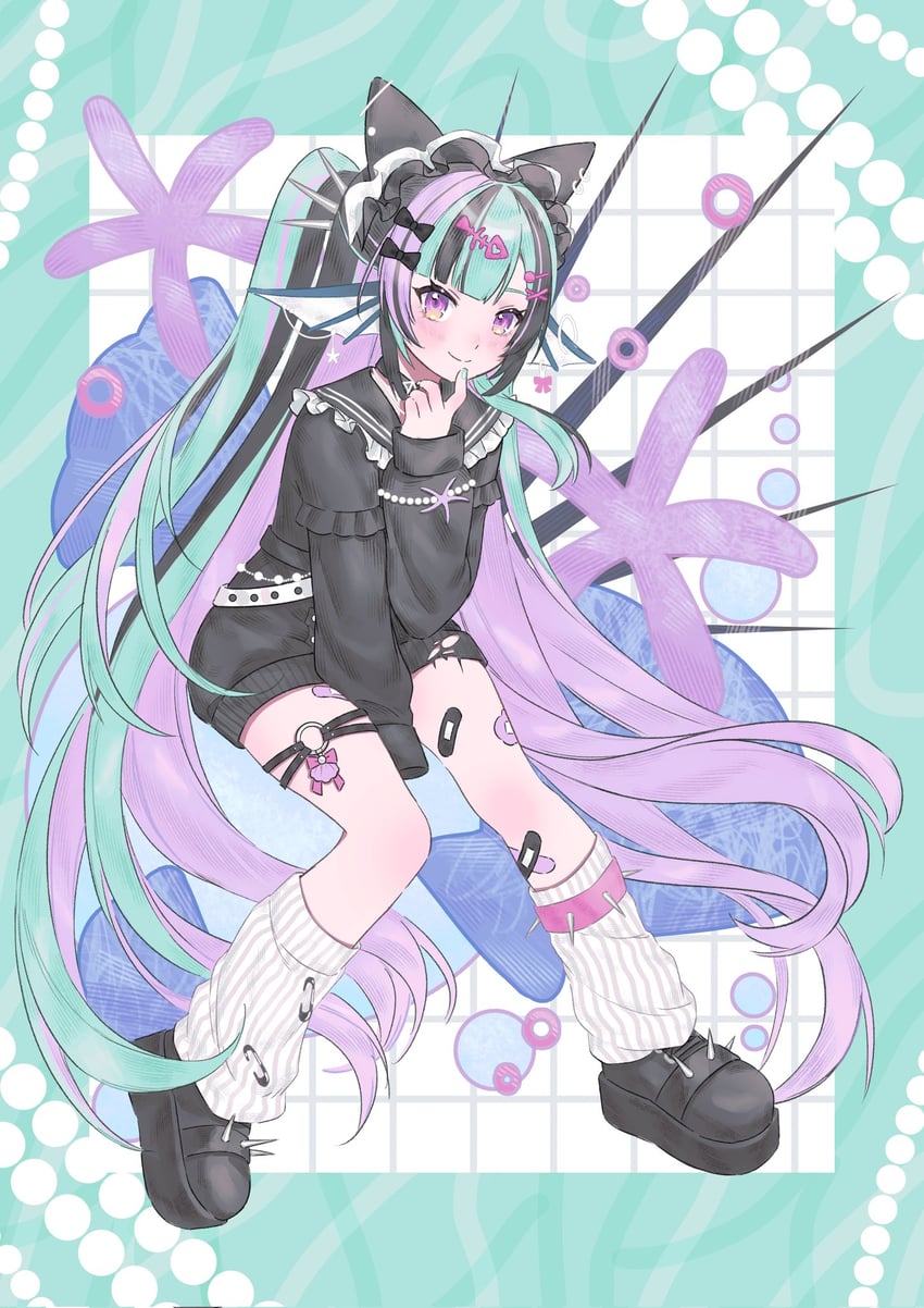finana ryugu (nijisanji and 1 more) drawn by linalina_h