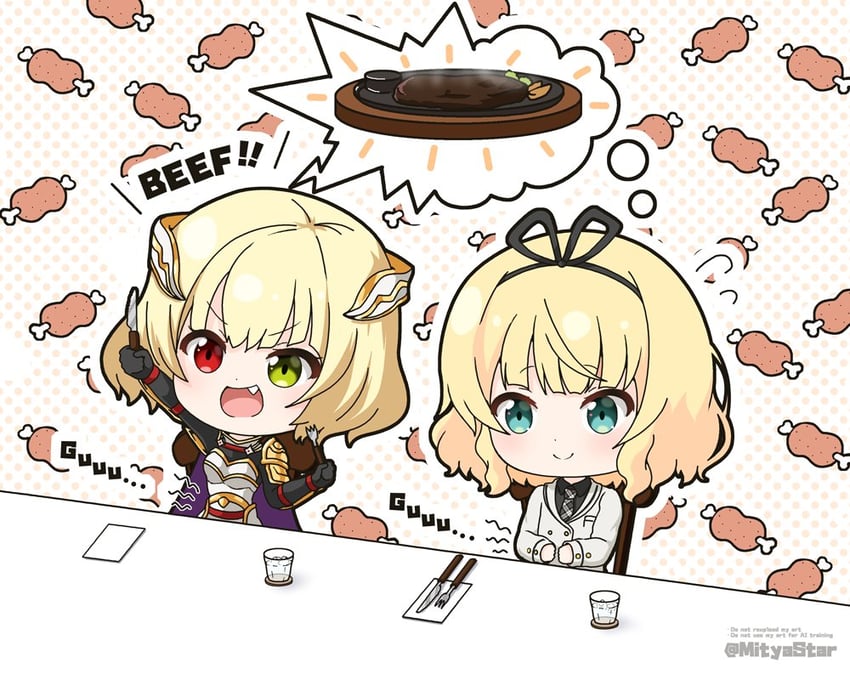 kirima syaro, uchida maaya, and charlotte (gochuumon wa usagi desu ka? and 1 more) drawn by mitya