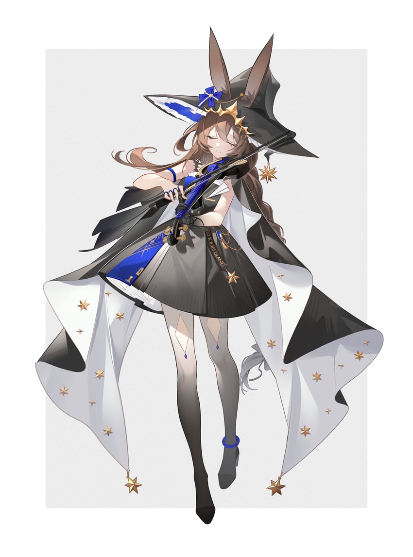 amiya (arknights and 1 more) drawn by zaocan_nai_cha