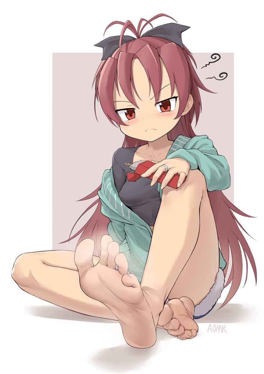 sakura kyoko (mahou shoujo madoka magica) drawn by aomoro