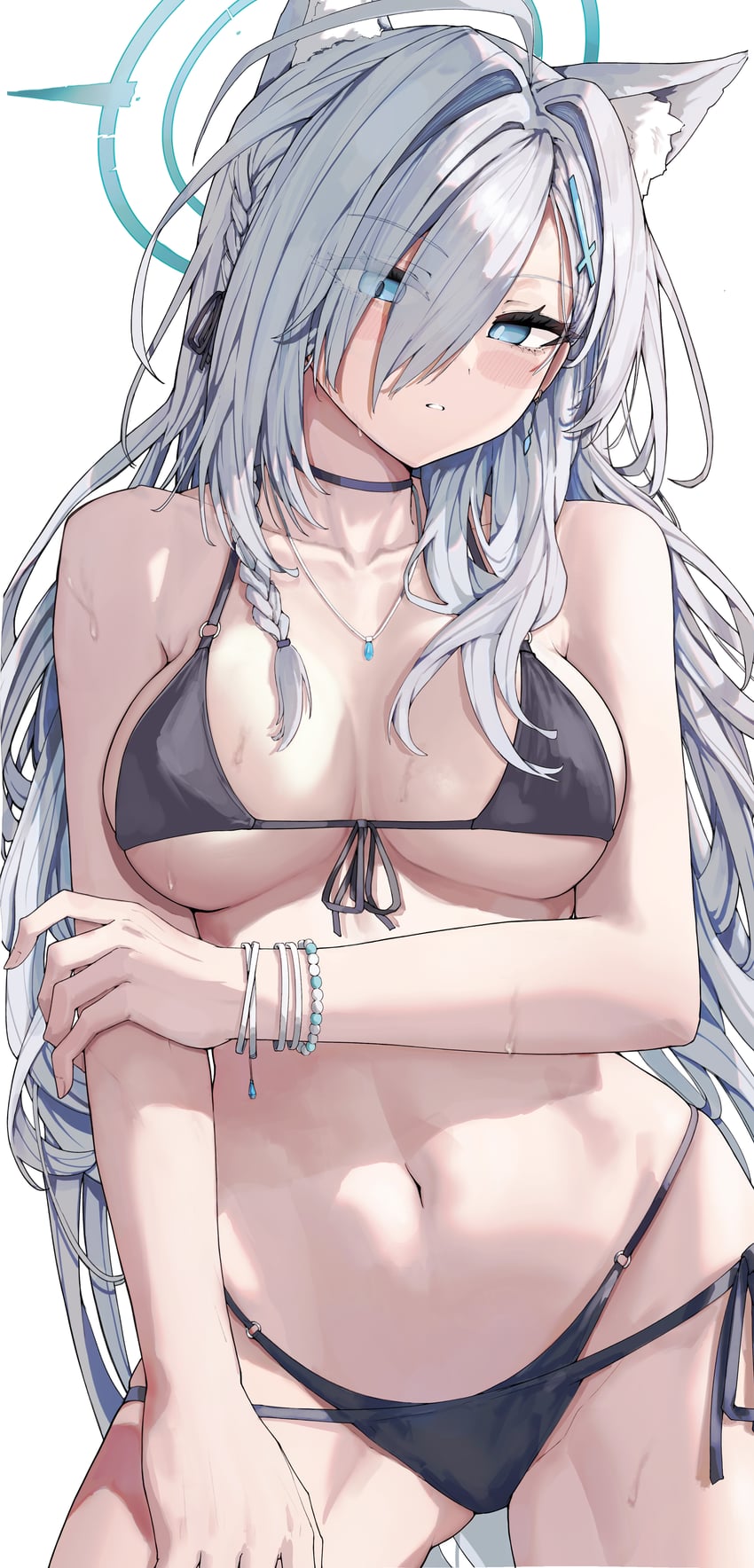 shiroko and shiroko terror (blue archive) drawn by mimma_ring_(nobuyueli)