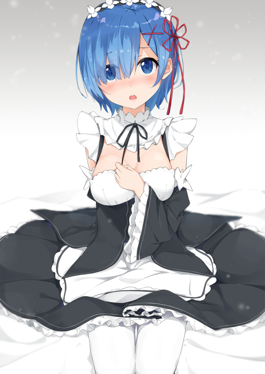 rem (re:zero kara hajimeru isekai seikatsu) drawn by mirai_(mirai76_)
