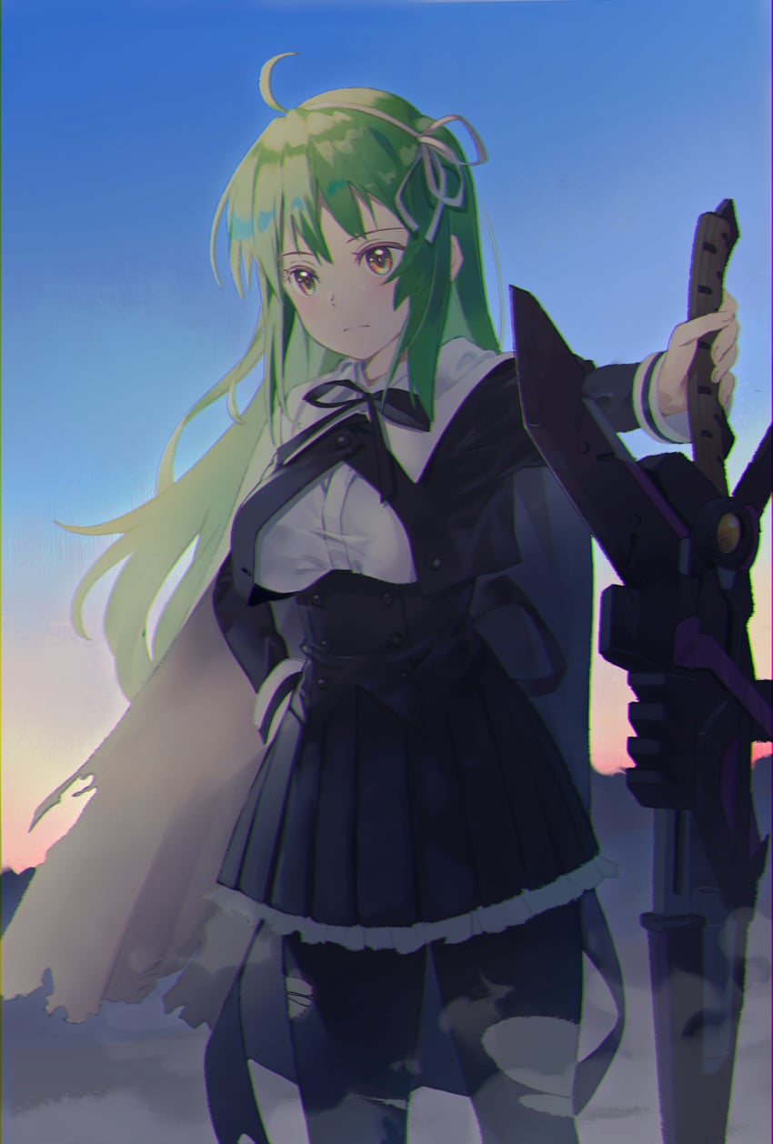 tanaka ichi (assault lily) drawn by a.k.a.zkin