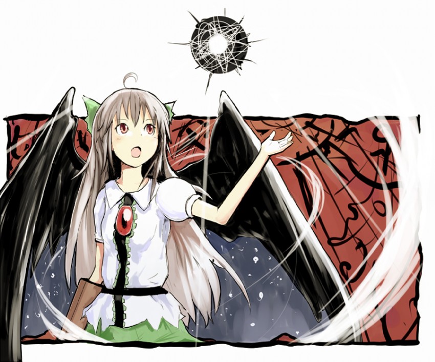 reiuji utsuho (touhou) drawn by sergei_(pattundo)