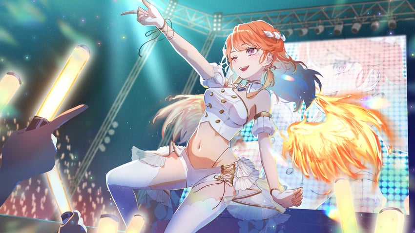 takanashi kiara (hololive and 1 more) drawn by cauli