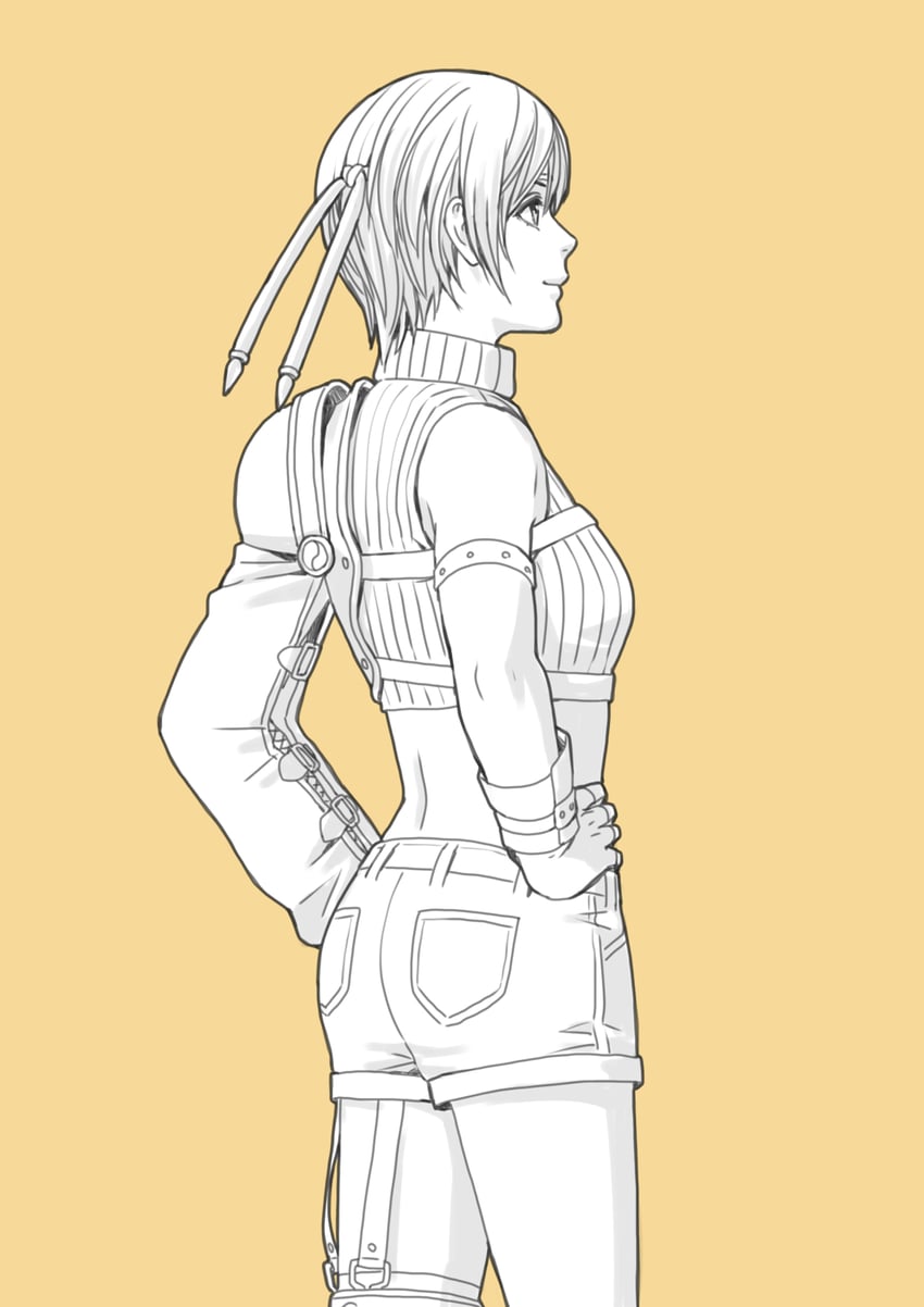 yuffie kisaragi (final fantasy and 1 more) drawn by sd_supa