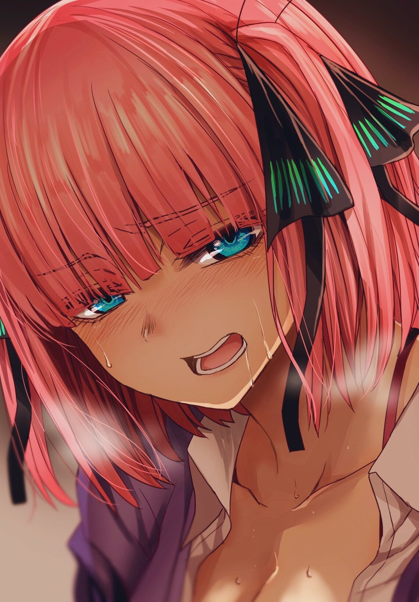 nakano nino (go-toubun no hanayome) drawn by gunjyou_(gunjyou_00)