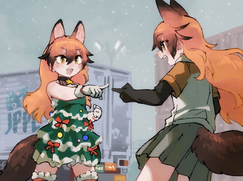 red fox (kemono friends and 1 more) drawn by toki_reatle