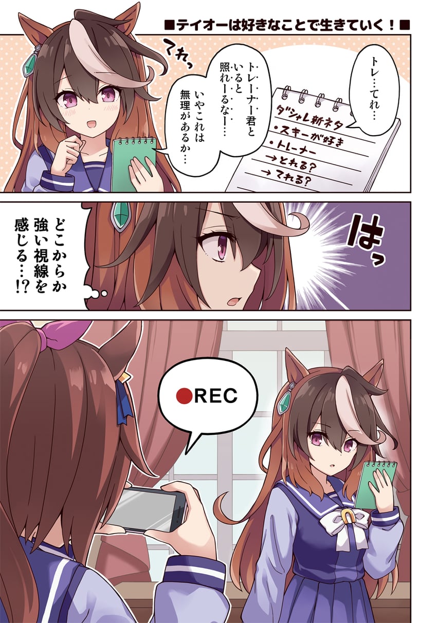tokai teio and symboli rudolf (umamusume and 1 more) drawn by rioshi