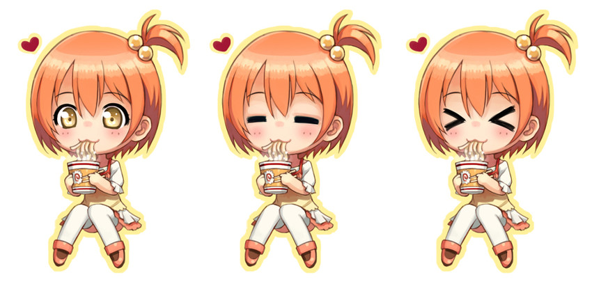 hoshizora rin (love live! and 1 more) drawn by bailknight