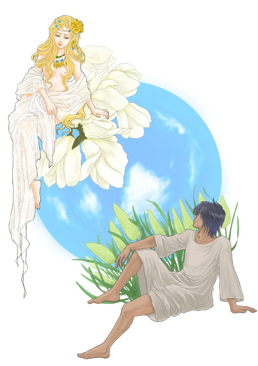 mokuren and shion (boku no chikyuu o mamotte) drawn by vain-glory