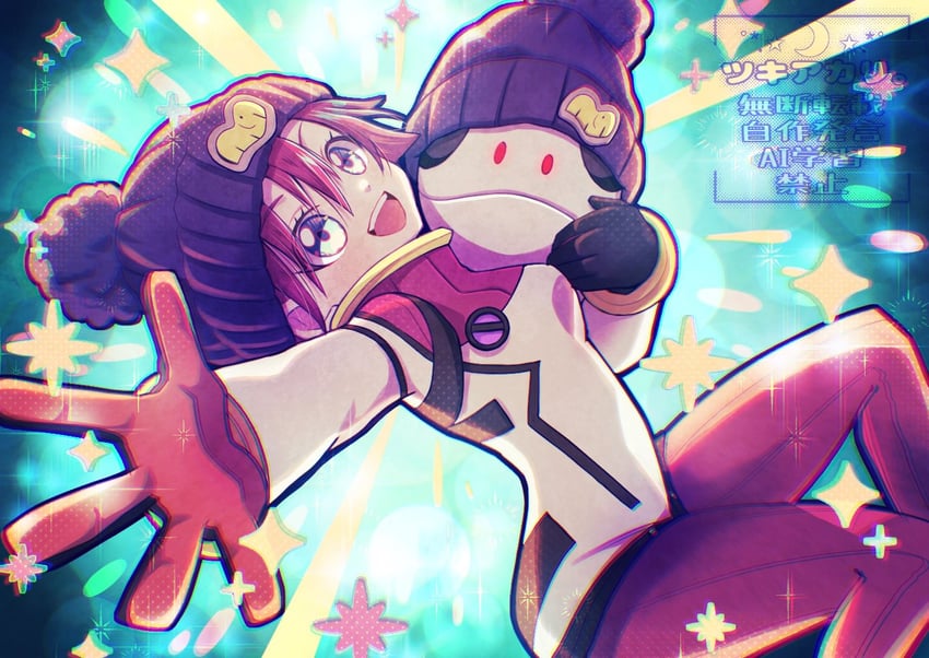 amate yuzuriha and haro (gundam and 1 more) drawn by tsukiakari115