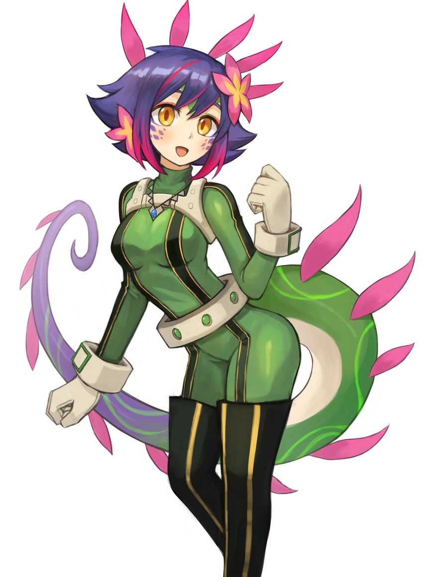 asui tsuyu and neeko (league of legends) drawn by sookmo