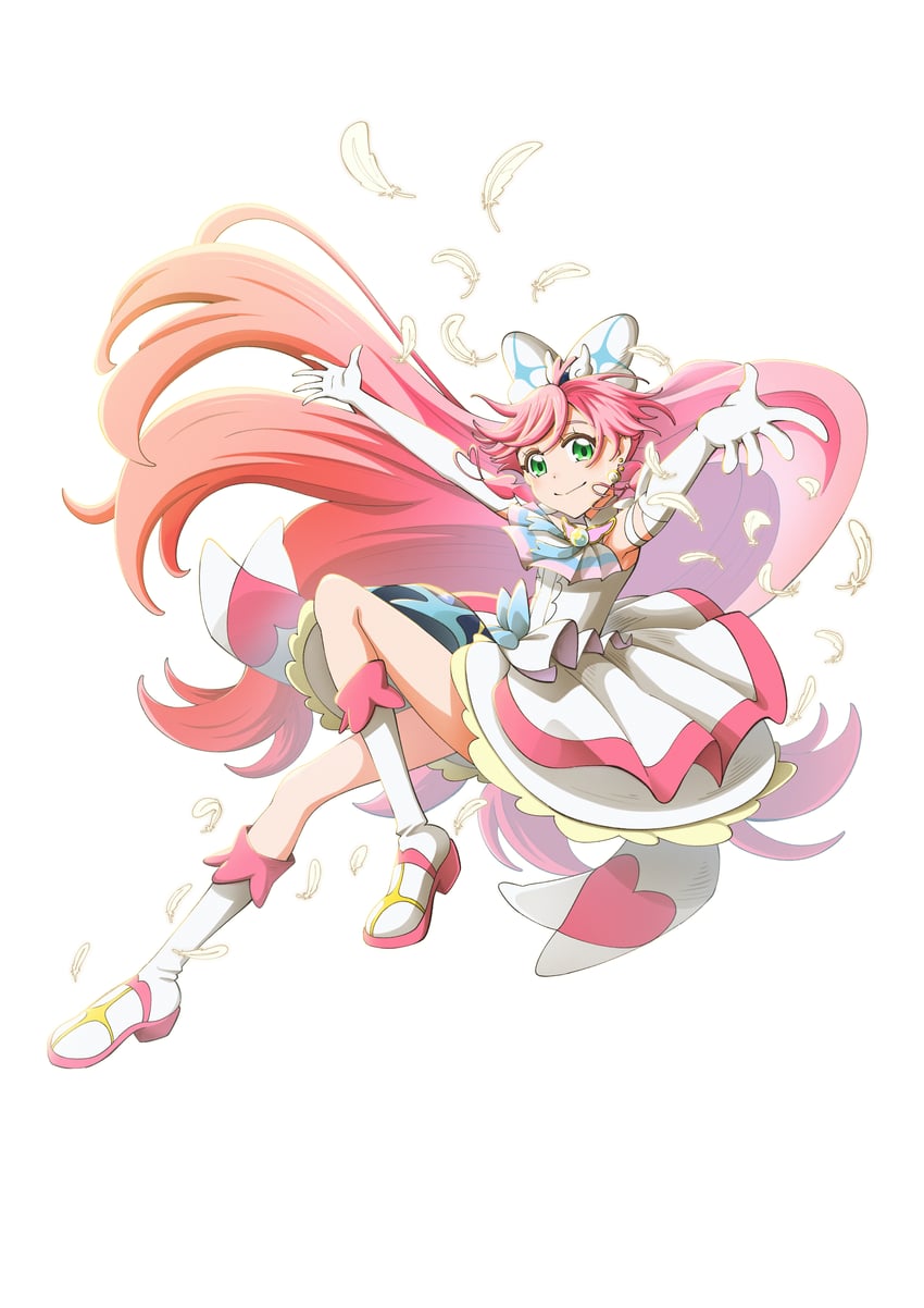 nijigaoka mashiro and cure prism (precure and 1 more) drawn by doraemon12012