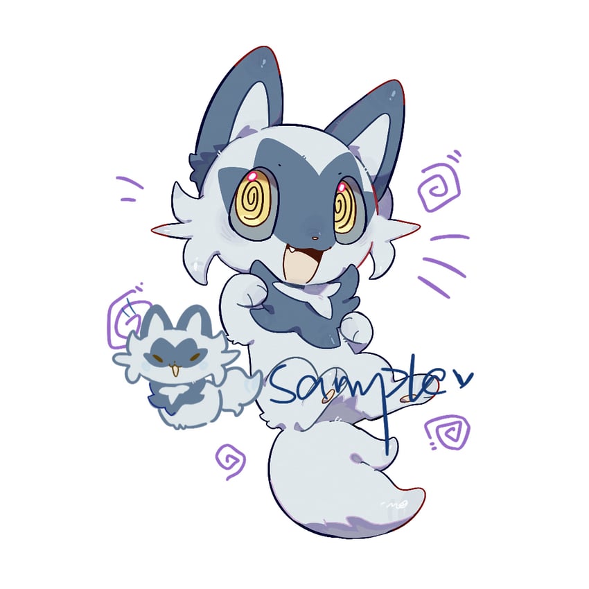 sprigatito (original and 1 more) drawn by asako1220