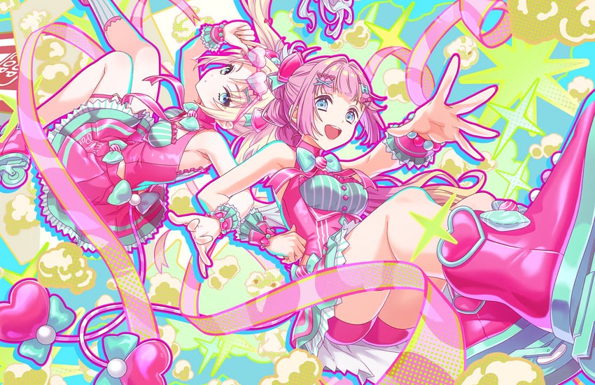 osawa rurino and anyoji hime (love live! and 1 more)