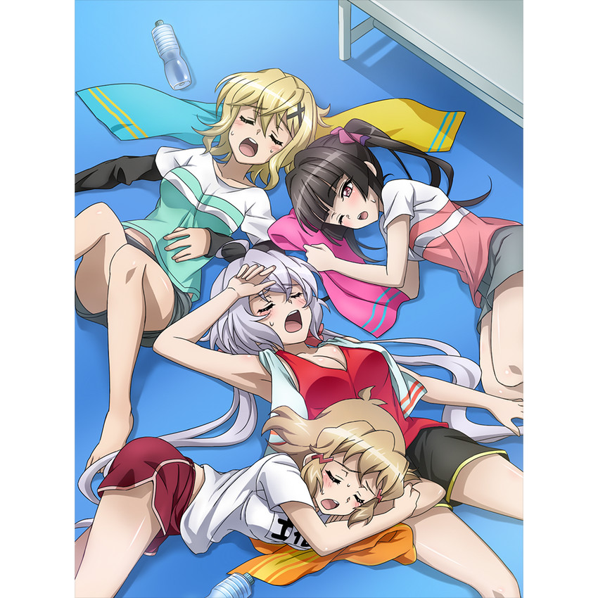 yukine chris, tachibana hibiki, akatsuki kirika, and tsukuyomi shirabe (senki zesshou symphogear and 1 more)