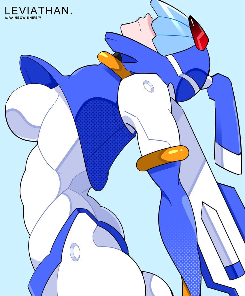 fairy leviathan (mega man and 1 more) drawn by rainbow-knife