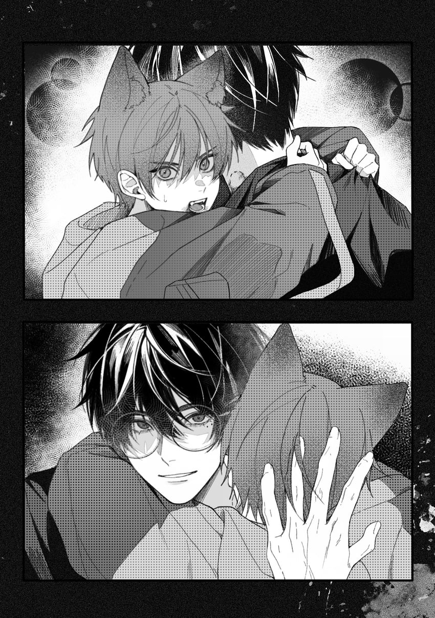 li tianchen and liu xiao (shiguang dailiren) drawn by 54anya