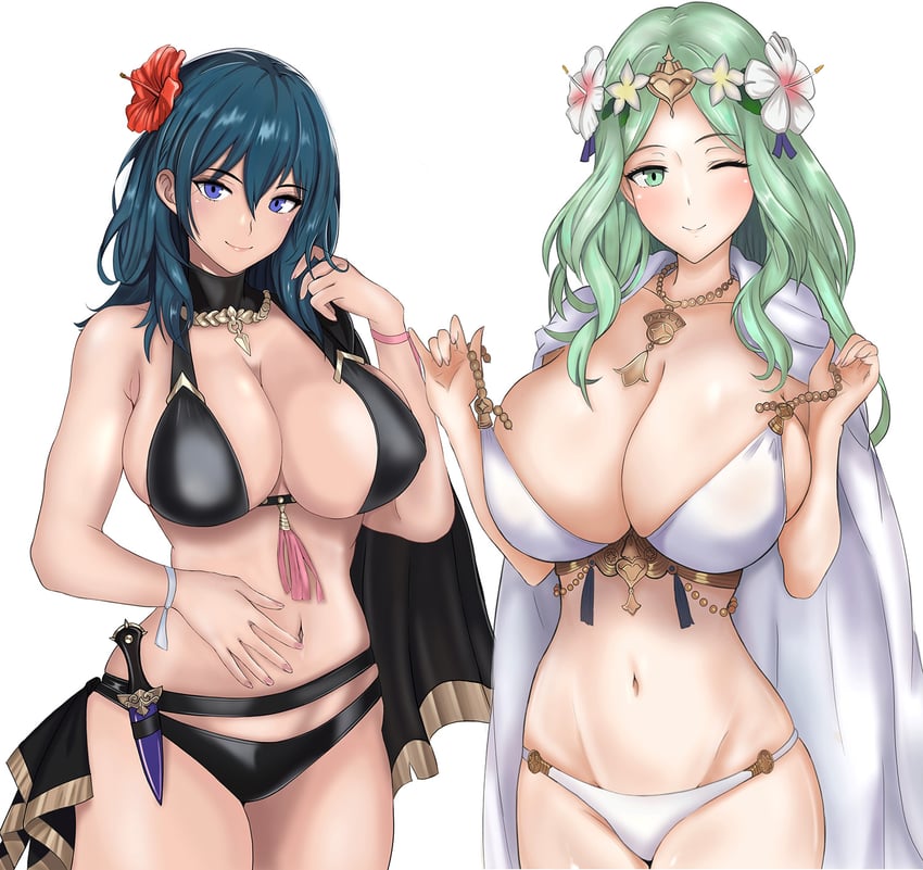 female byleth and rhea (fire emblem and 2 more) drawn by mali-sa
