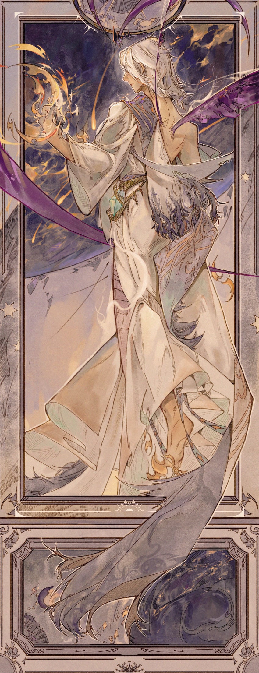 emet-selch (final fantasy and 1 more) drawn by aosadeci