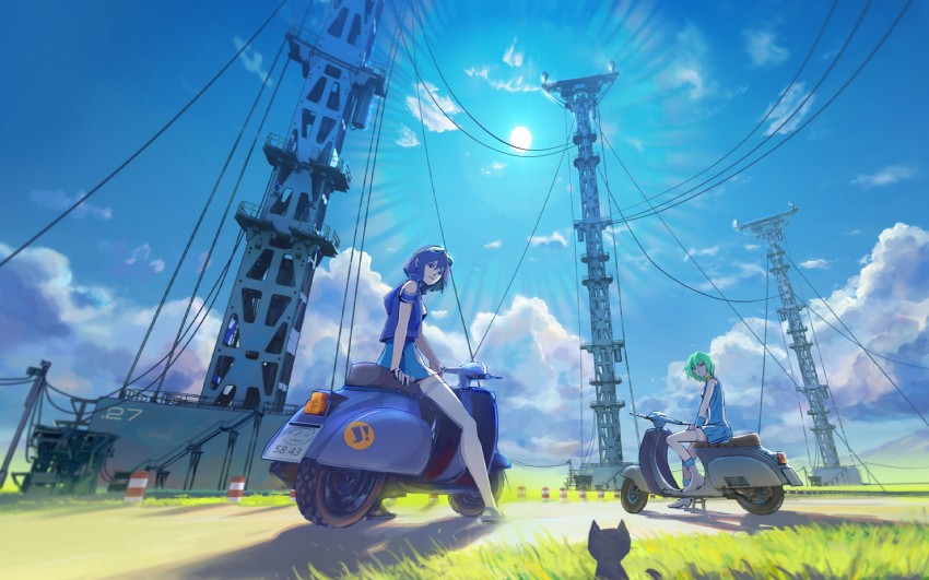 eureka and yumi (eureka seven and 1 more) drawn by arsenixc