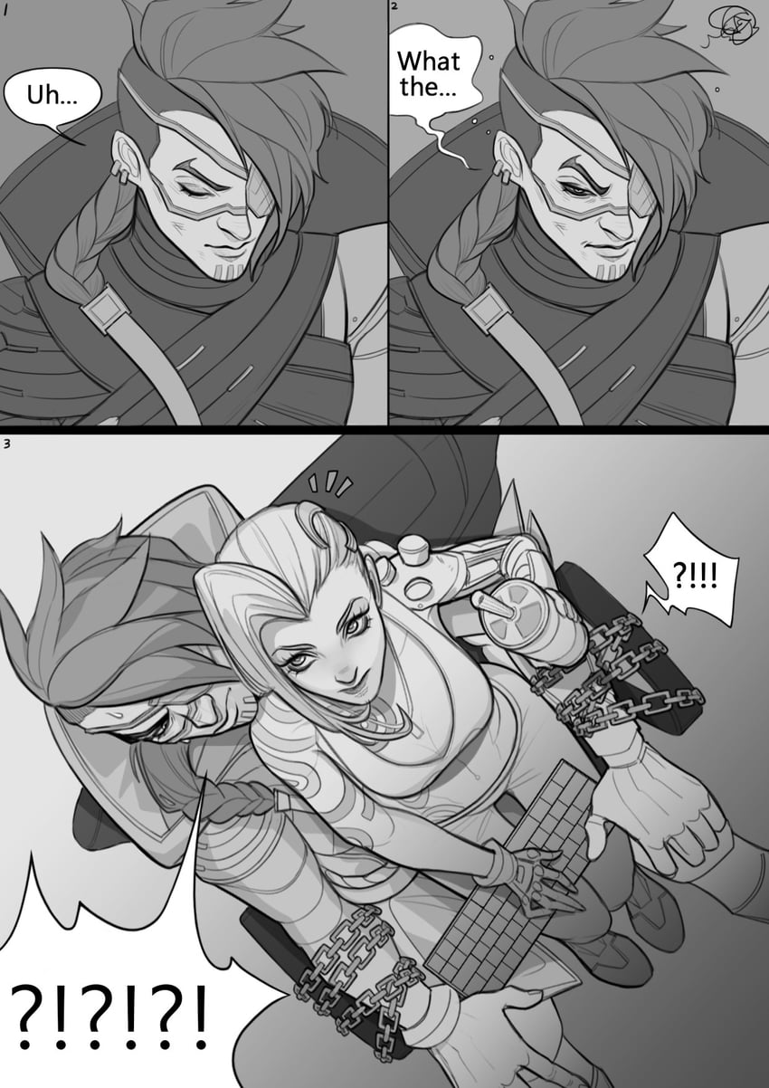 jinx, kayn, and odyssey kayn (league of legends) drawn by diter-trsey