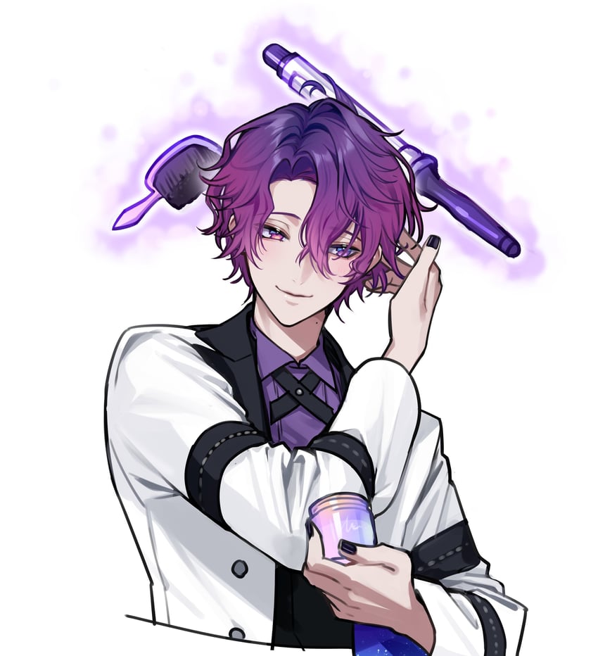 uki violeta (nijisanji and 1 more) drawn by bata000e