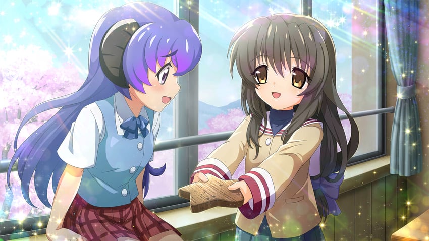 hanyuu and ibuki fuuko (higurashi no naku koro ni and 2 more)