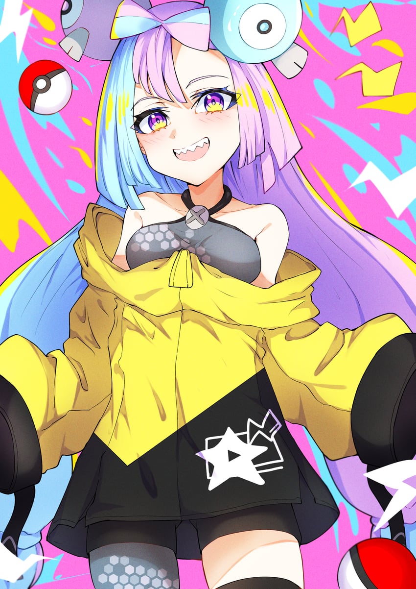 iono (pokemon and 1 more) drawn by sakiya_(sak1_01)