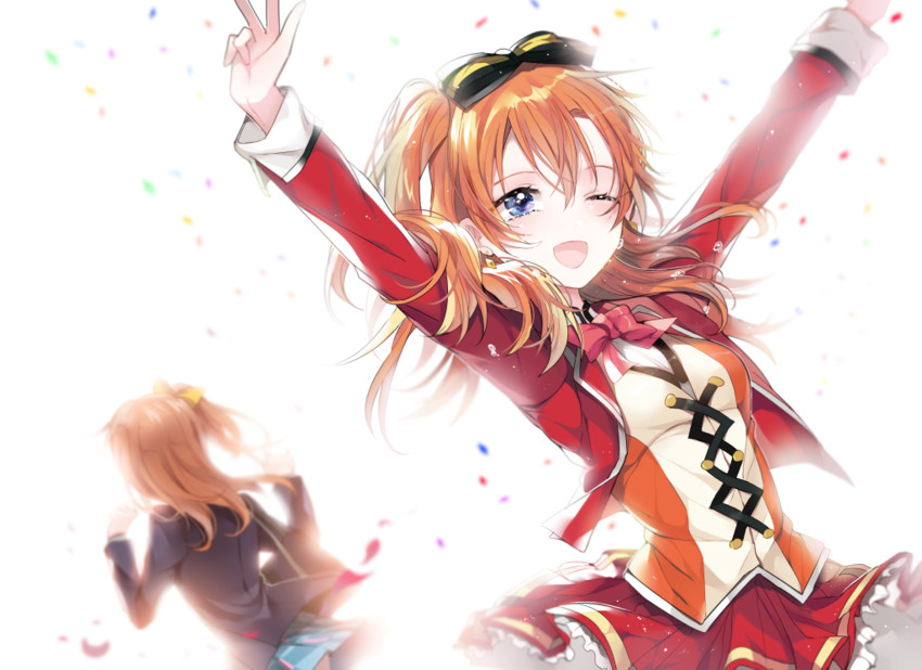 kosaka honoka (love live! and 2 more) drawn by nennen