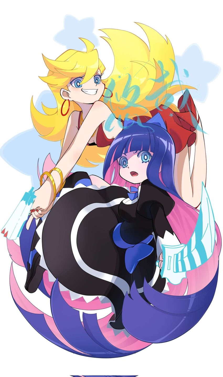 stocking and panty (panty & stocking with garterbelt) drawn by youzaiyouzai112