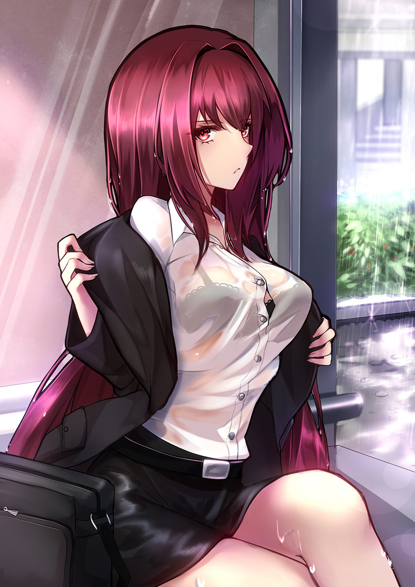 scathach (fate and 1 more) drawn by shigure_s